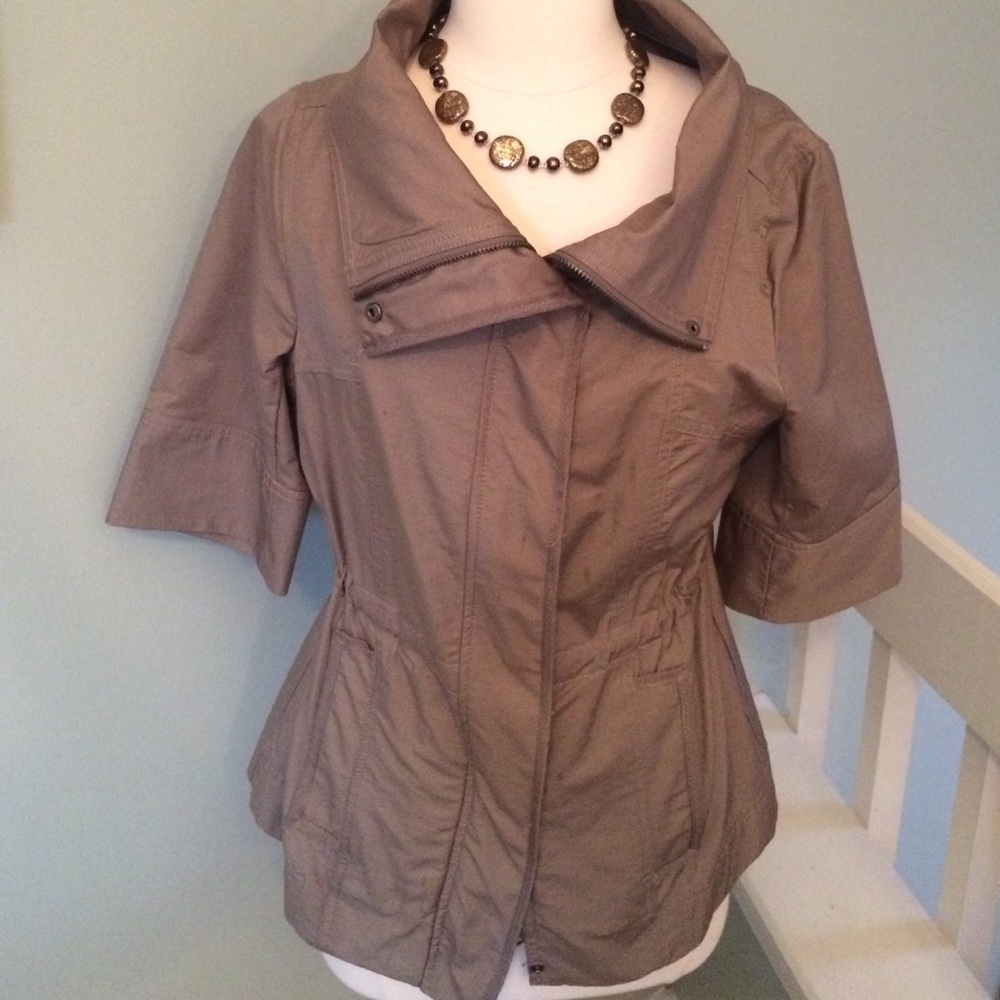 Christopher and Banks cropped dressy jacket.